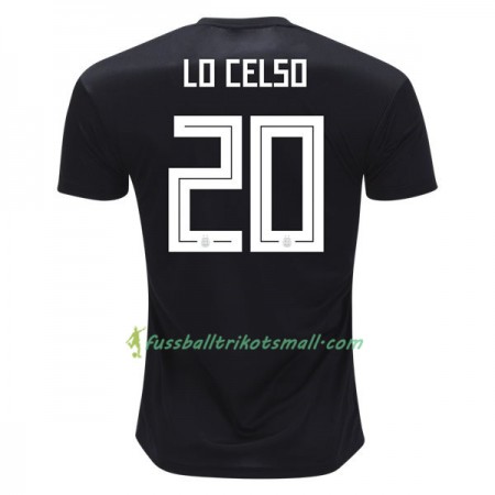 Günstige Fußballtrikots Argentinien Lo Celso 20 WM 2018 Auswärts-trikot kaufen